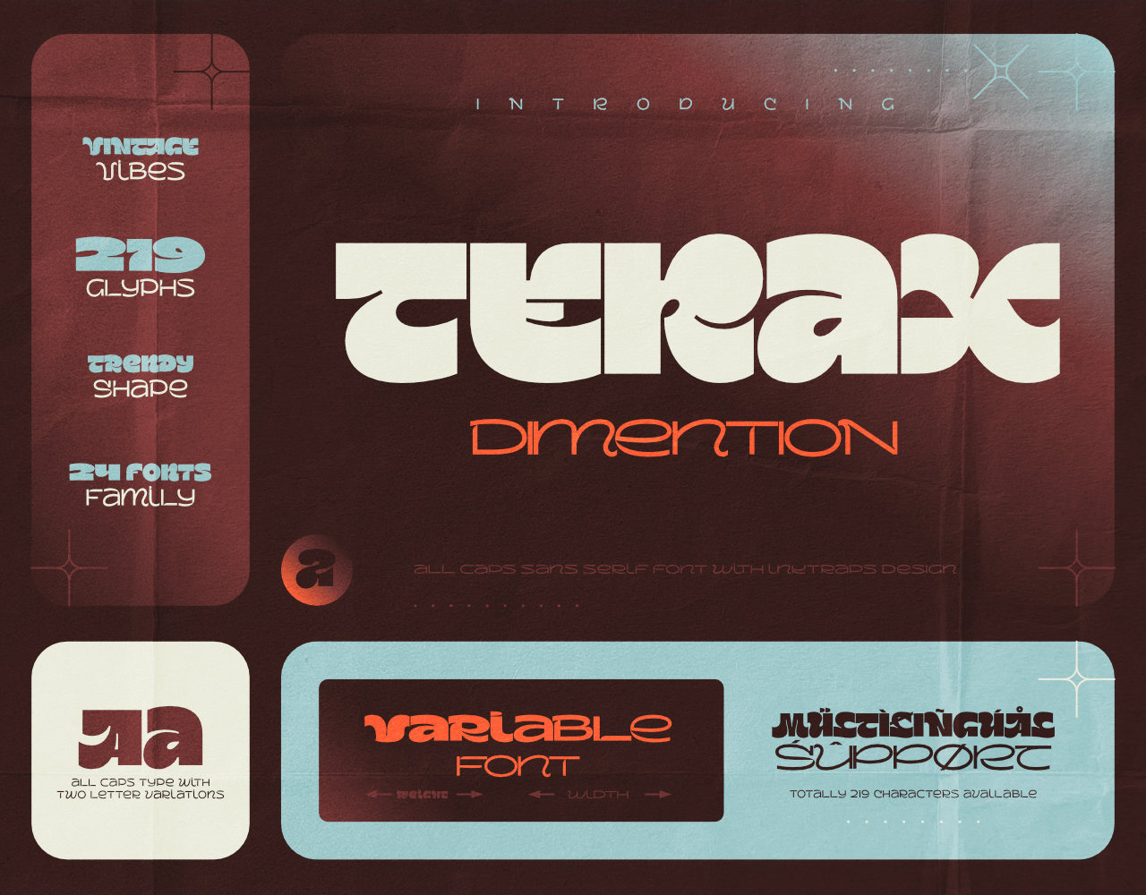 Terax Dimention Font Family alphabet branding design font graphic design lettering logo type typeface typography ui
