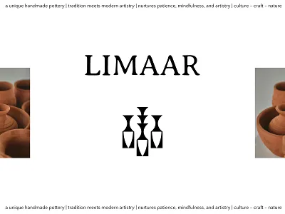 Limaar art branding craft logo pottery simple vase