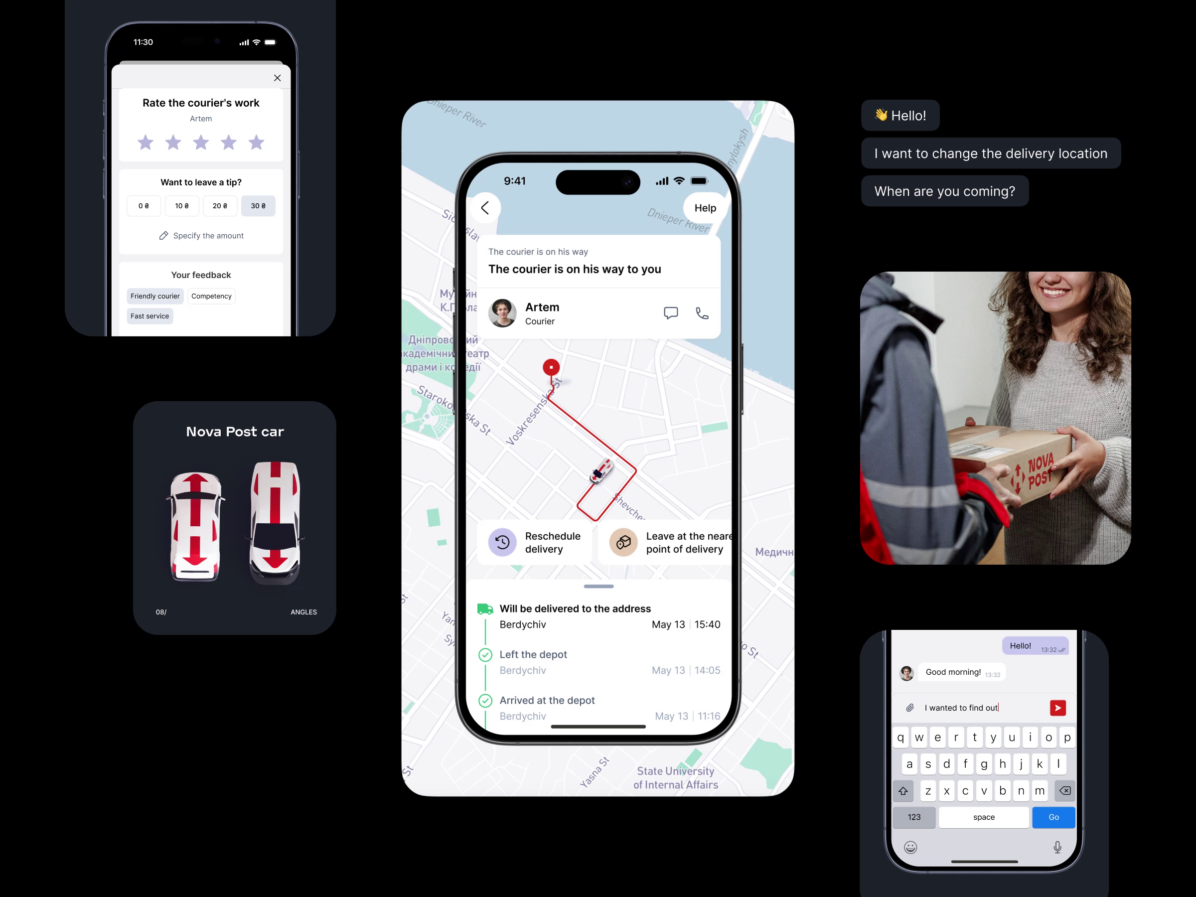 Nova Post App: Parcel Tracking