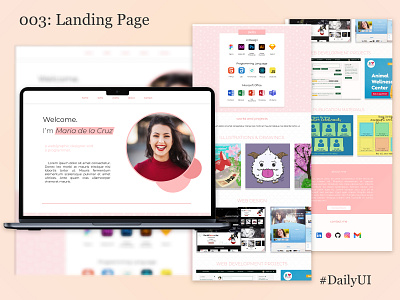 Daily UI #003 - Landing Page challenge dailyui design graphic design ui ui design