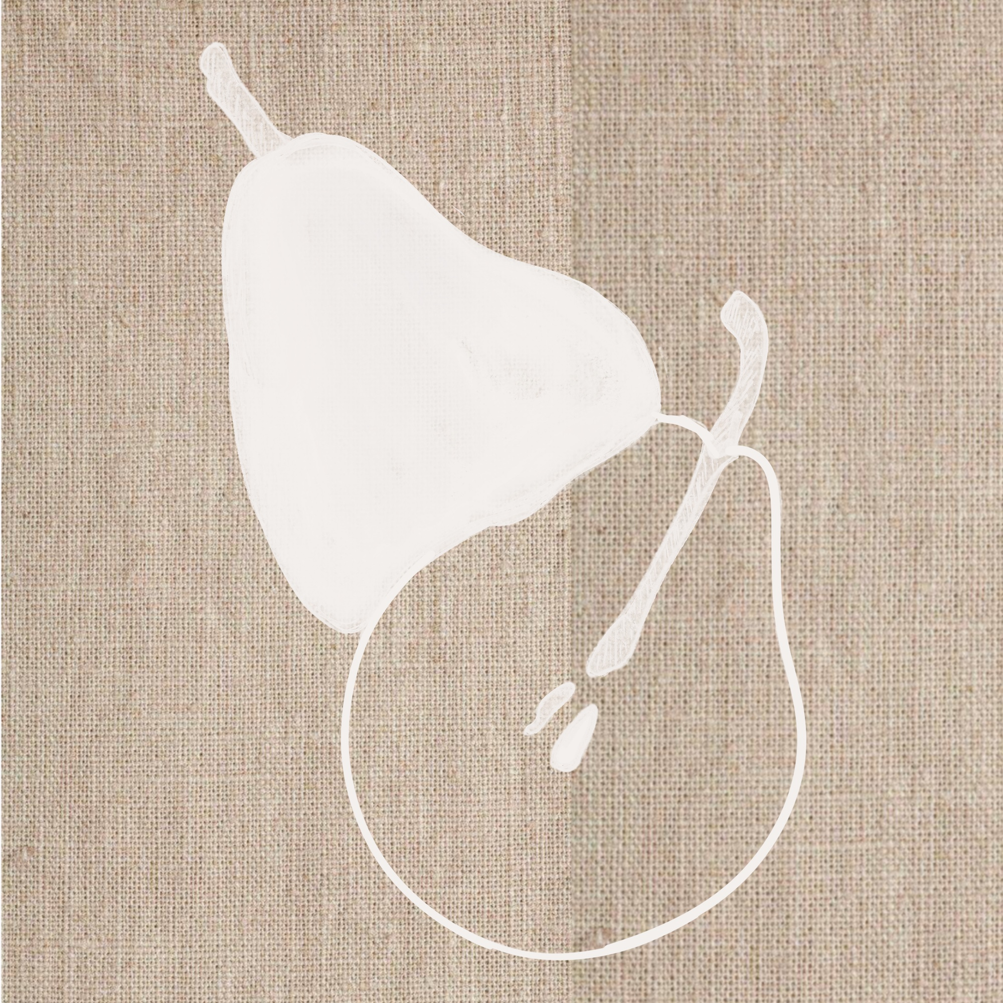 Poster with pears
