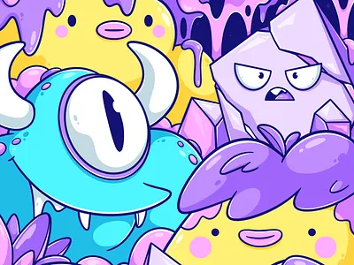 Monstermash art cartoon character character design concept cute design digital art drawing fun graphic design illustration illustrator inspiration mascot monster vector