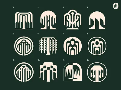 Willow Tree symbols for sale bold logo branches for sale forest graphic designer icon leaves line logo logo logo designer logo for sale nature seal south swamp symbol trees willow willow tree