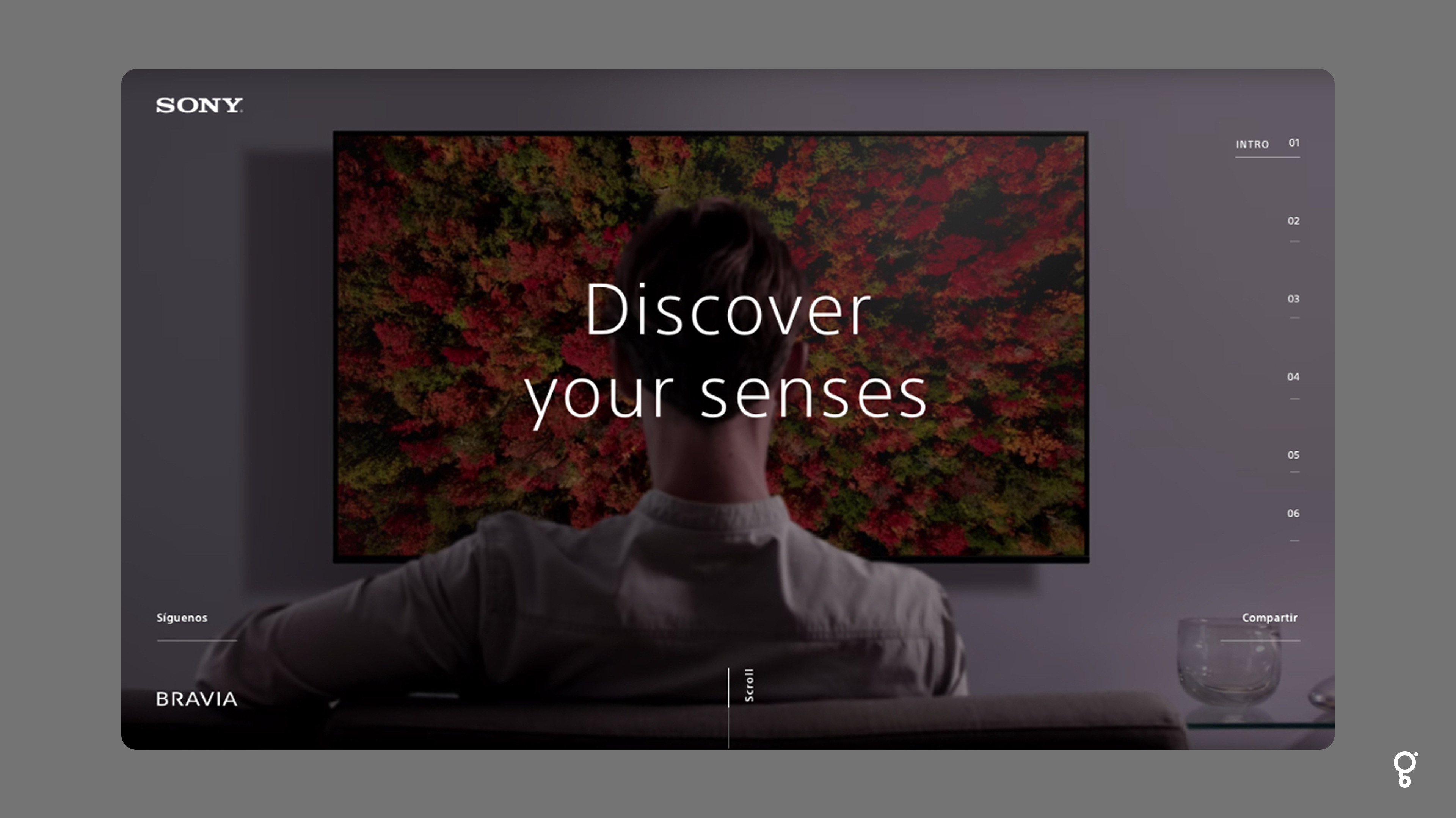 Sony Bravia — Immersive Web Experience