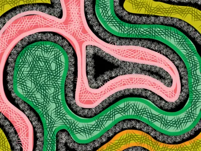 Contour Art design graphic design illustration