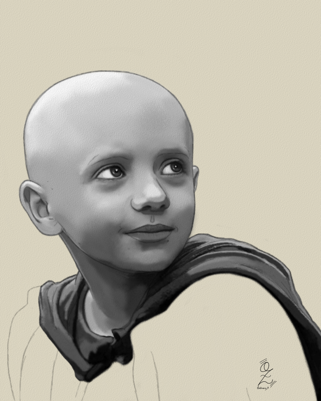 Egg A Knight of the Seven Kingdoms Drawing Sketch by Oz Galeano