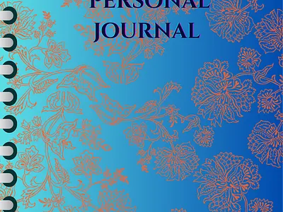 journal/daily diary cover design with beautiful pattern branding cover daily diary design graphic design illustration journal typography