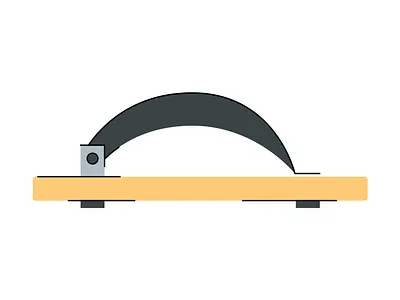 Vegetable Cutting Blade Icon – Flat Design blade icon cooking tool digital art flat design graphic design kitchen tool vector art vegetable cutter