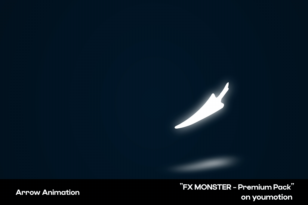 Curved Arrow Slash FX animation arrow curved design dynamic editing element energy fast fx glow motion overlay pack pointer slash transition ui vfx video