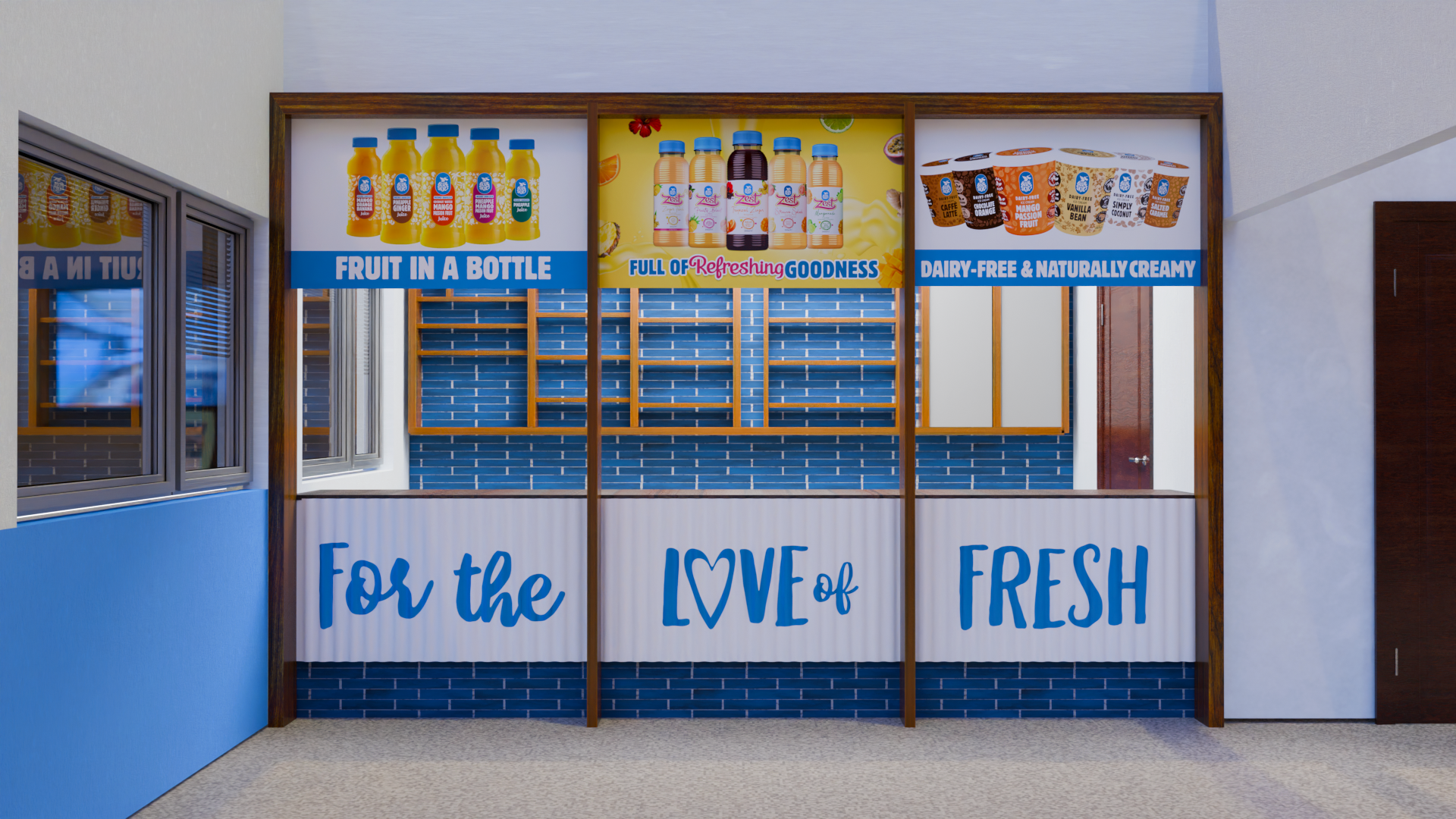 Blue Skies Juice Bar - Rebrand