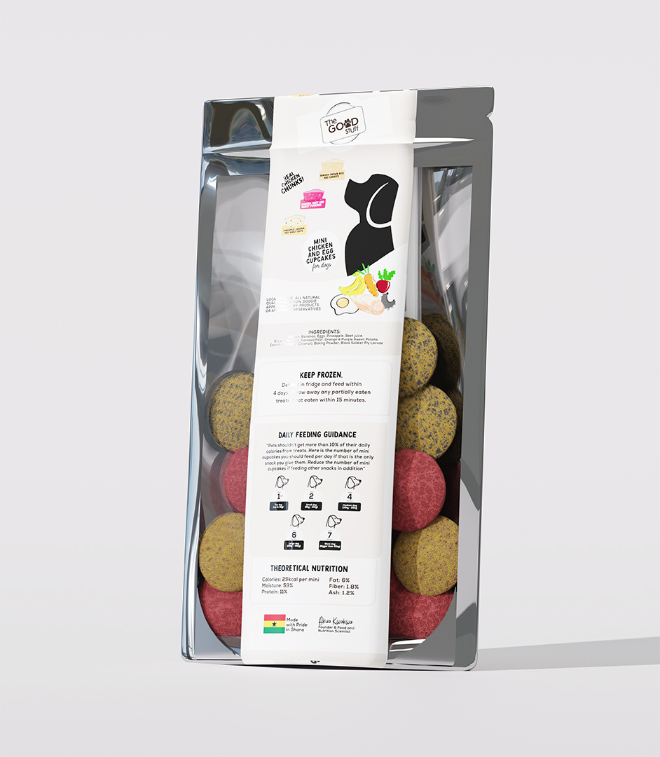 The Good Stuff Dog Food - Rebrand 3d animal food branding dog food graphic design illustration logo package design product design rebrand