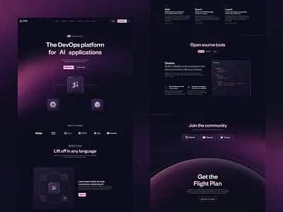 Jetify design glow graphic design illustration website