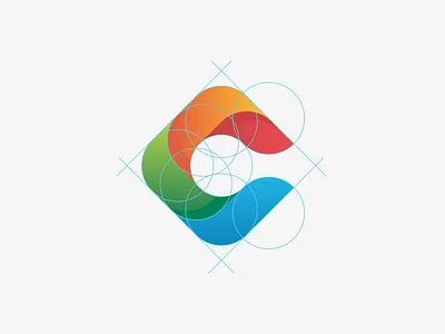 Colorful Letter C Logo brand colorful gradient graphic design icon initial c letter c logo logo design logo template modern vector logo