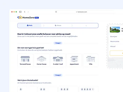 Lead generation flow of the B2C platform for energy systems app b2b2c b2c cards cleantech energy flow forms greentech interface leads navigation onboarding platform progress saas solar steps ui ux