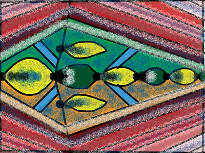 Christmas Lights Rug design graphic design illustration