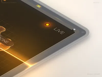 AR Scan App — Interface Concept clean concept details figma futuristic glass scan ui