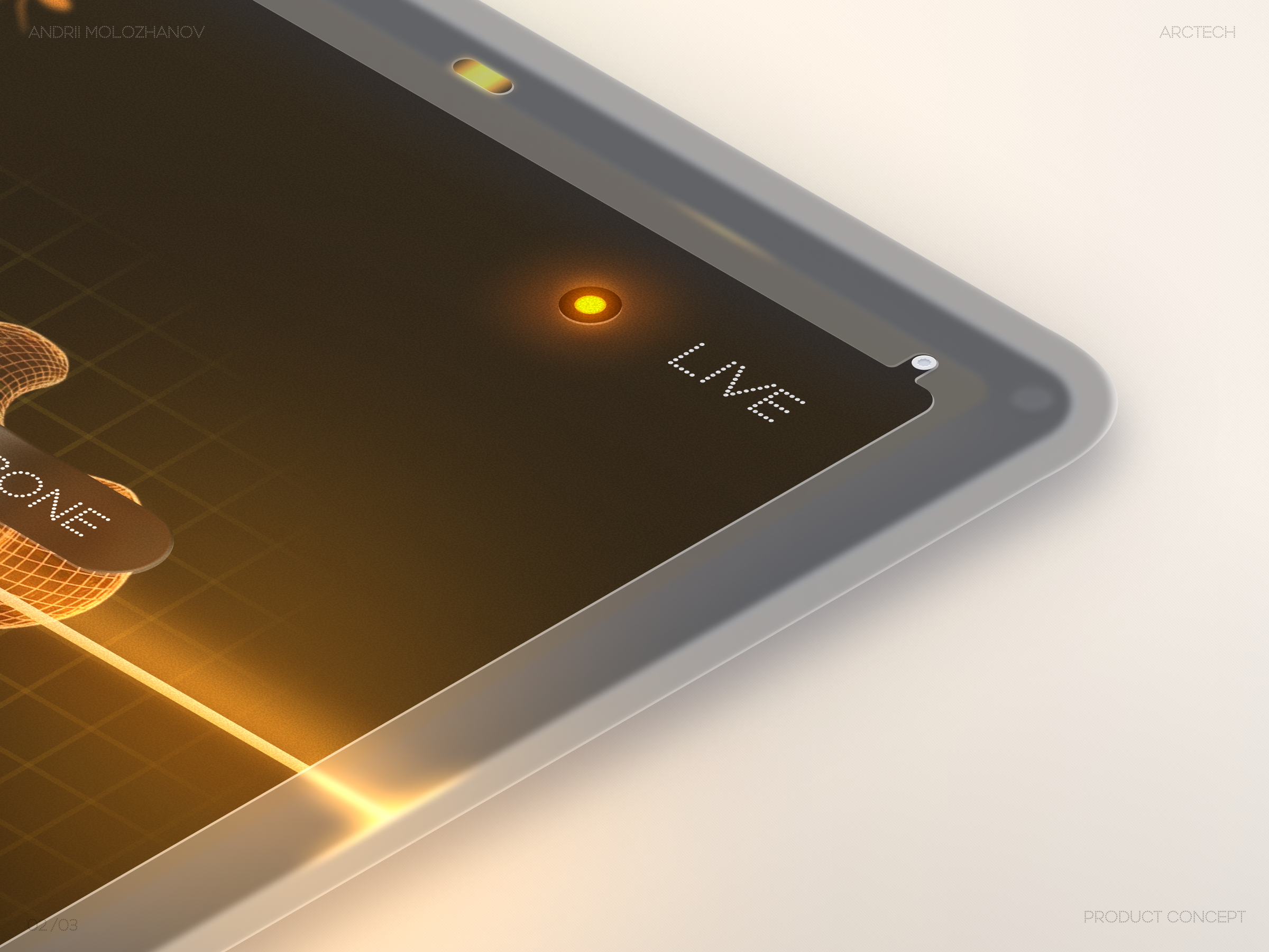 Example of AR Scan App — Interface Concept
