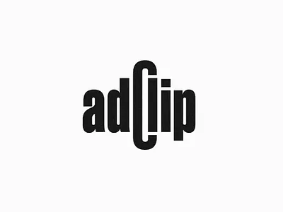 Logo Design - Adclip branding branding design clever logo logo logo design logo designer rebrand smart logo start up type design typography