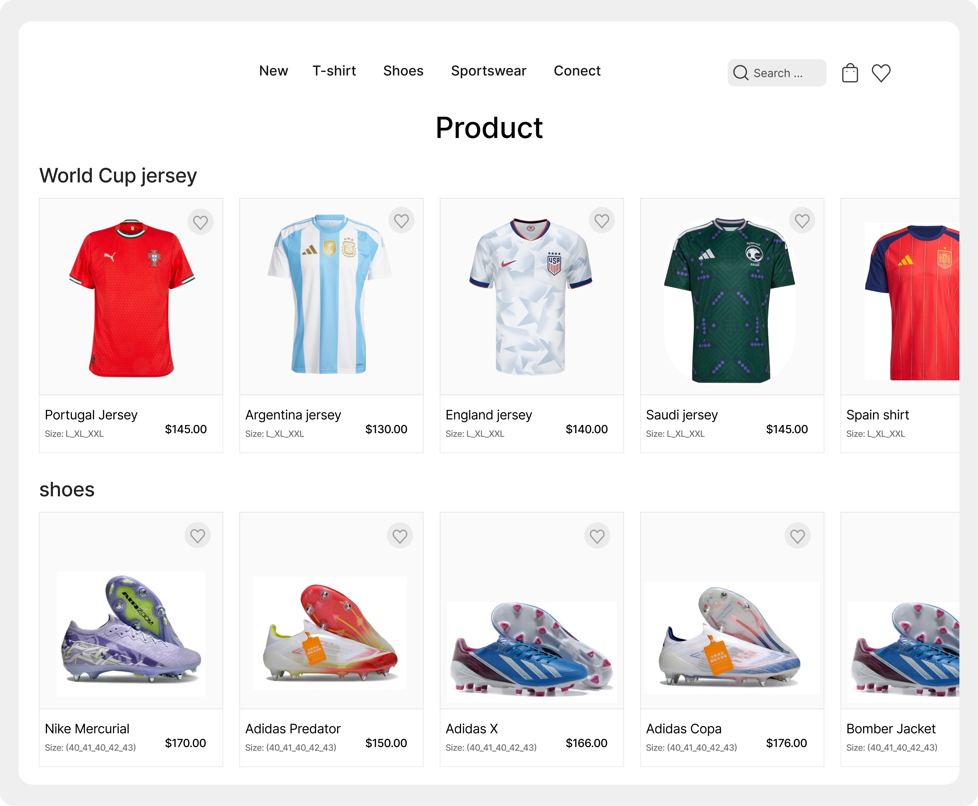 Modern Sports Apparel Store_WebSite