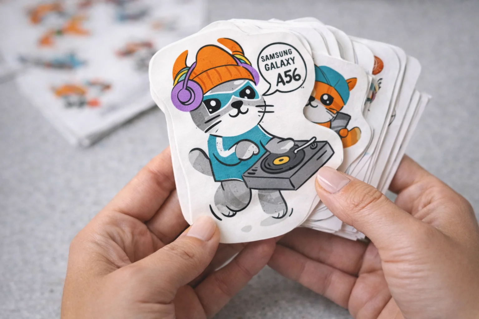 Samsung Galaxy A56. Sticker Pack for VK Fest Campaign character characterillustration characterstickers illustration sticker stickerart stickercollection stickerillustration stickerpack