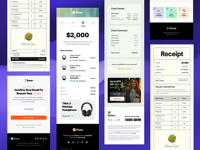 Email Templates design email design email newsletter email template email template design email templates graphic design modern email template transactional email design transactional email template