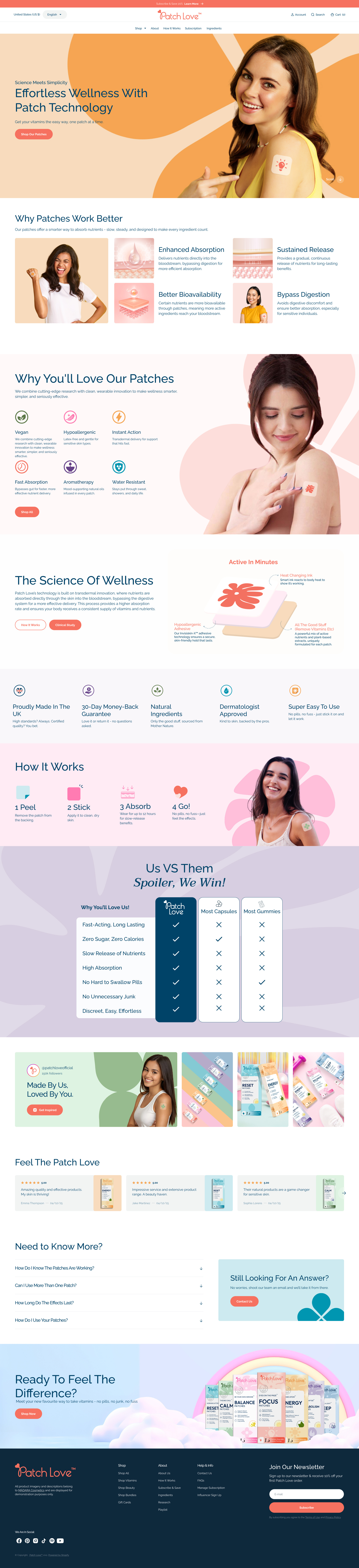 Example of 1 Landing Page Design