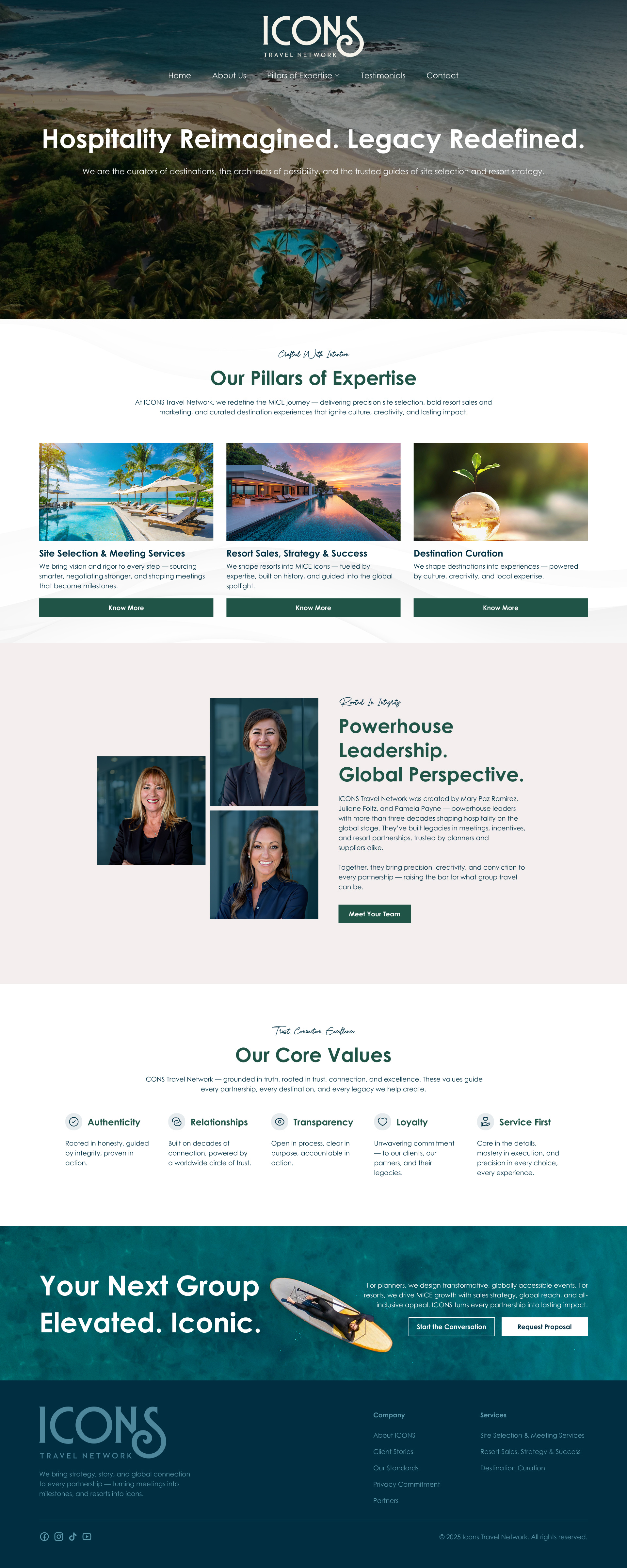 Luxury Travel Agency - Website Design agency website agency website design destinations agency luxury travel luxury website modern website design travel travel agency traveling ui ux website design website redesign wordpress website