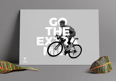 Poster Design Go The Extra Mile branding design graphic design