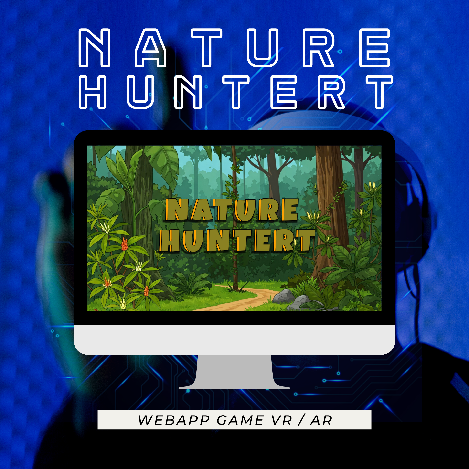 Nature Huntert – VR / AR WebApp Game UI