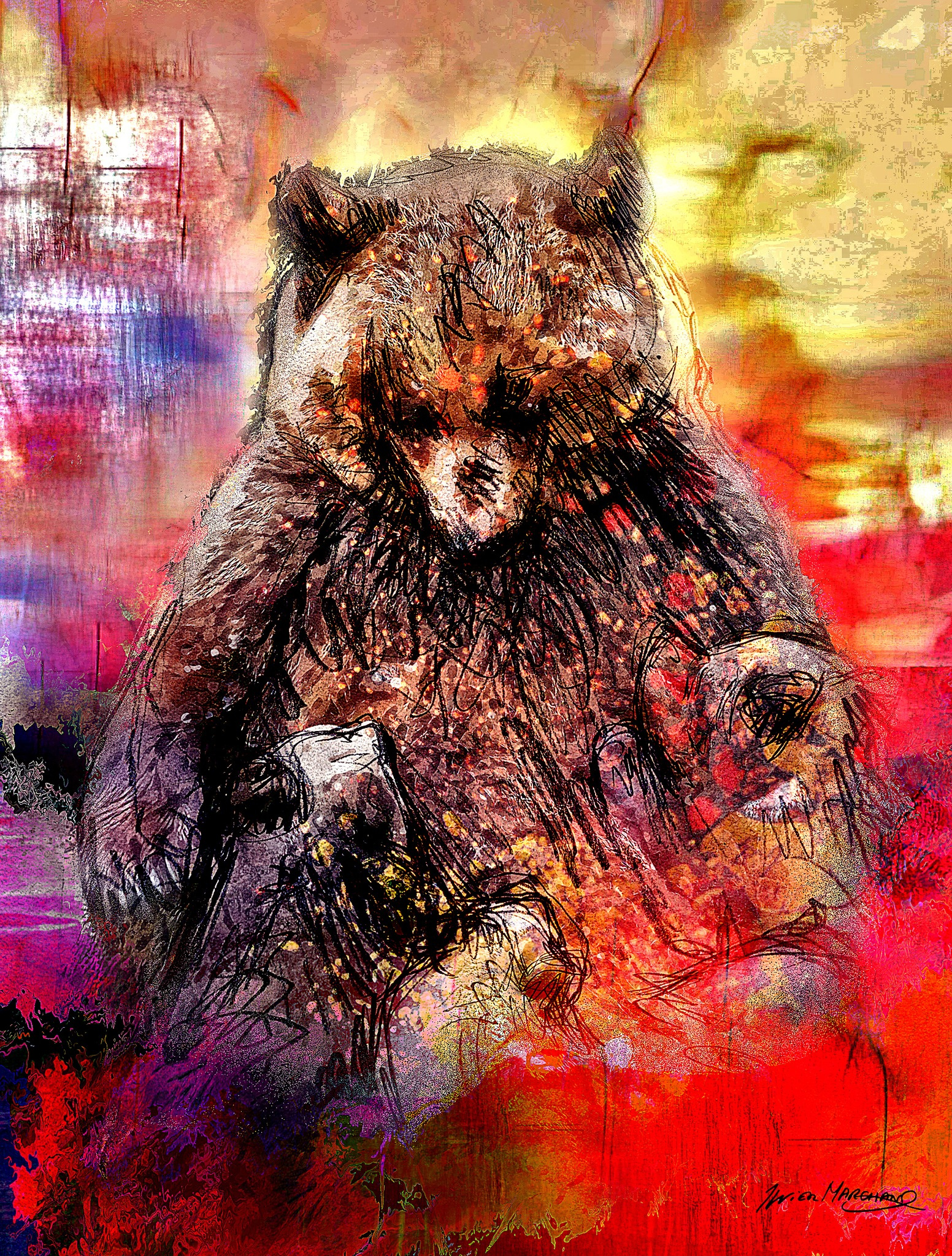 Maman ours et ses trois petits