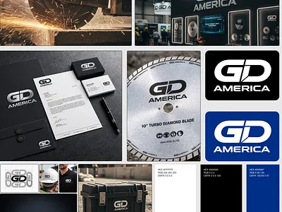 Industrial Brand Identity | Construction Logo brand concept brand id branding construction construction logo graphic design industrial brand id industrial logo logo polished