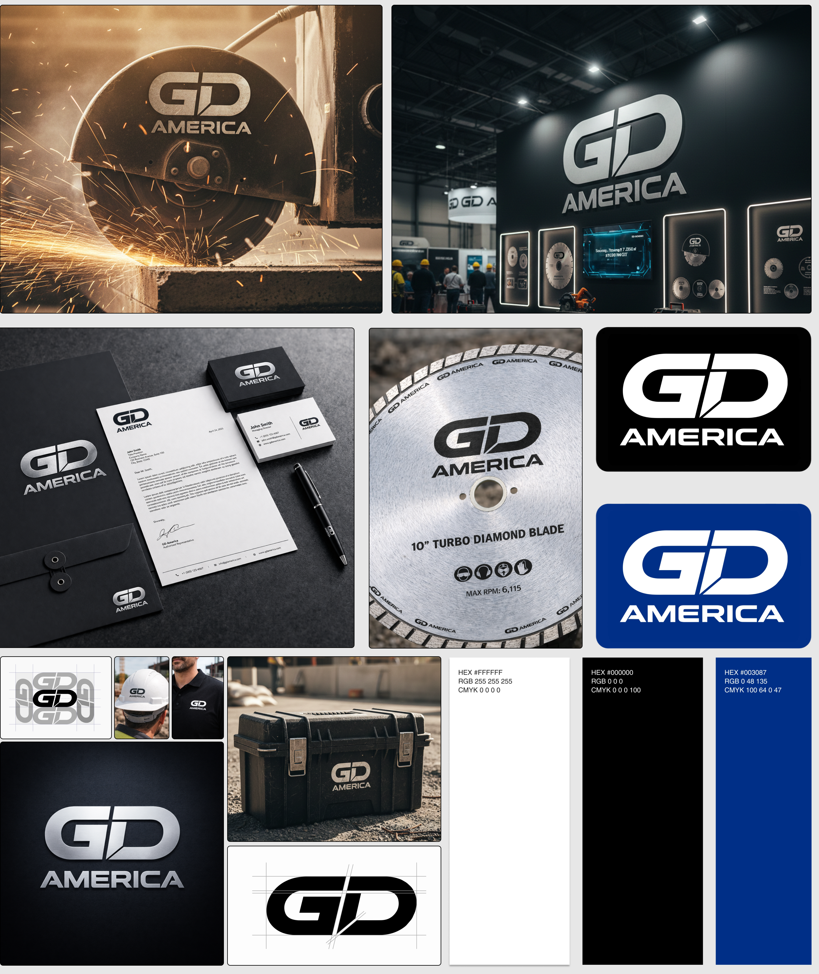 Industrial Brand Identity | Construction Logo