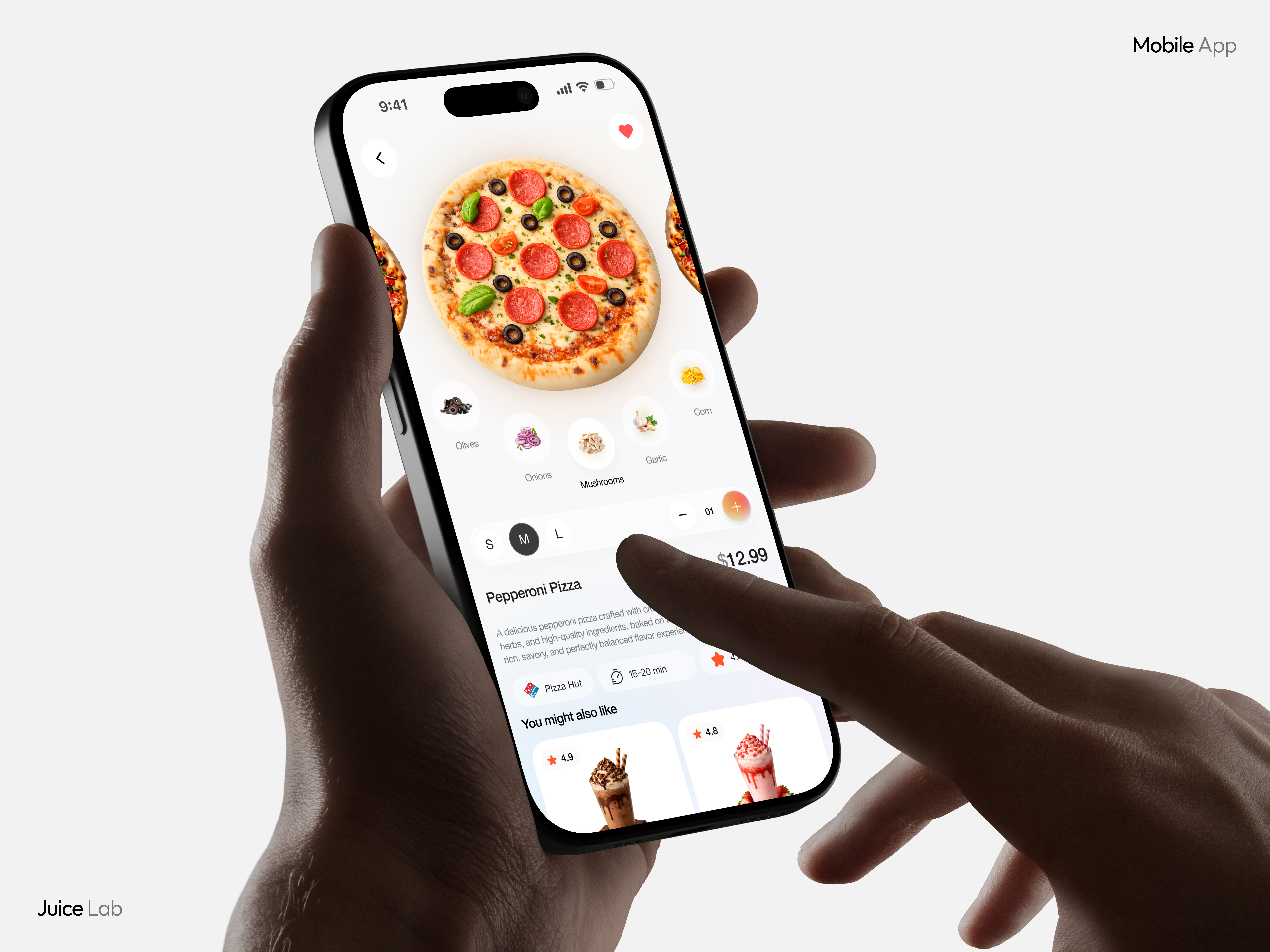 Example of Food Delivery App UI/UX Design