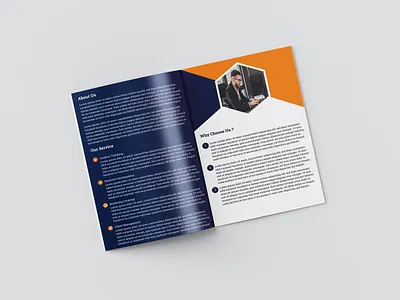 Professional Corporate Modern Brochure Template banner design branding business design graphic design illustration logo marketing poster ui