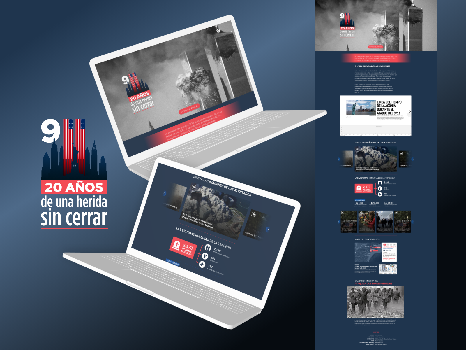 9/11 Memorial - 20 Years After (UI/UX)