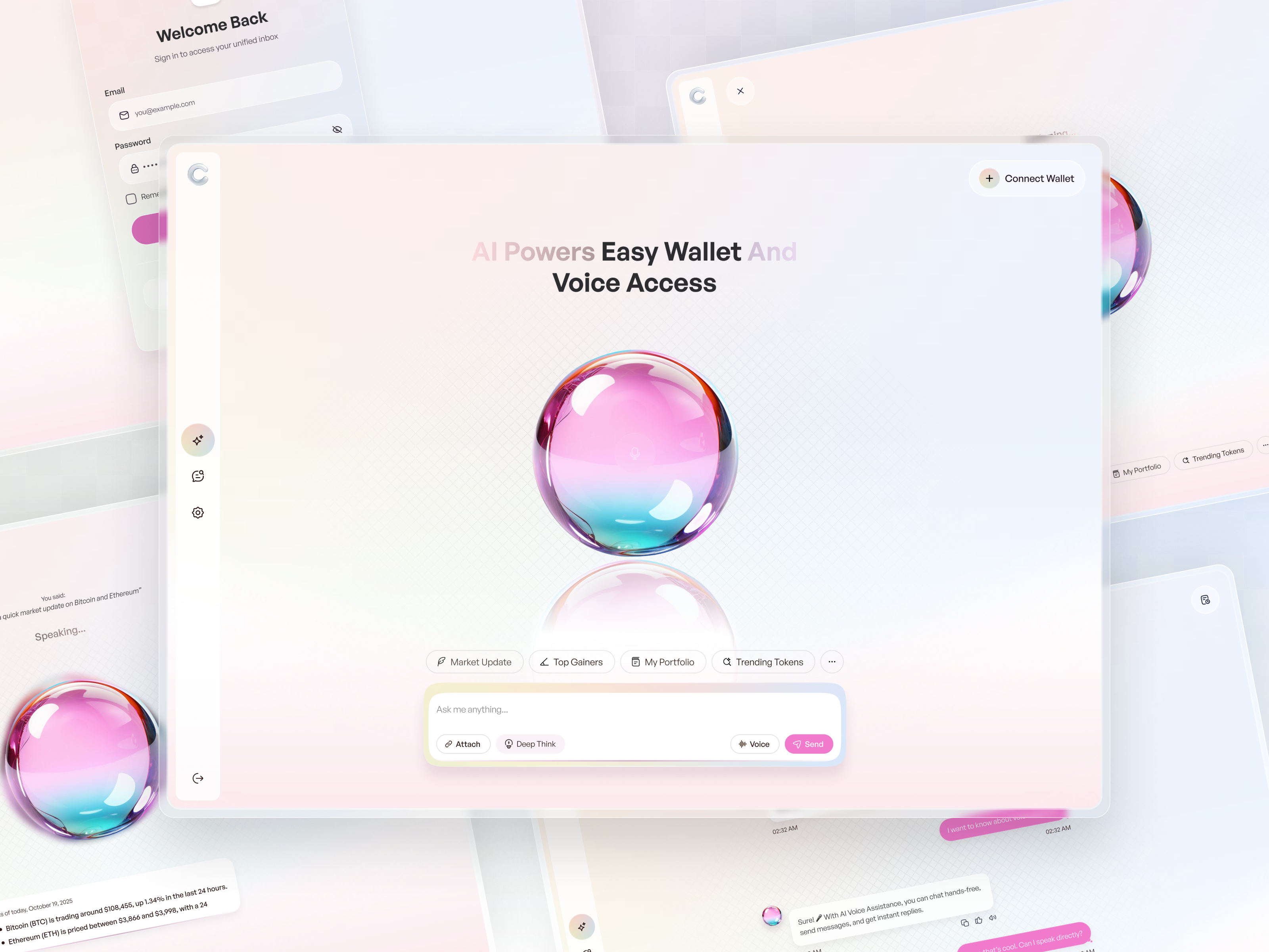 Example of Ai Web App UI UX Design