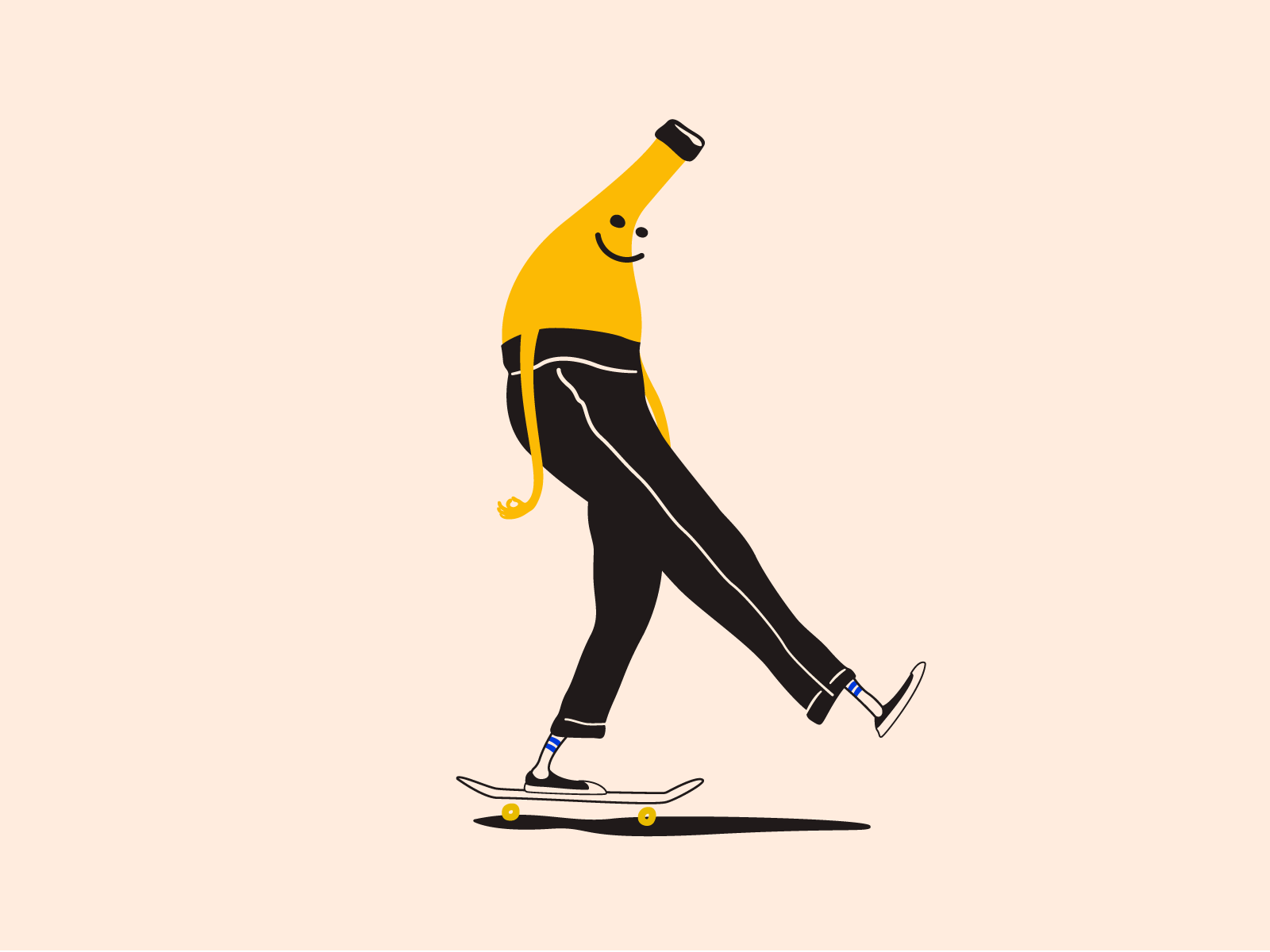 Skateboarder Banana