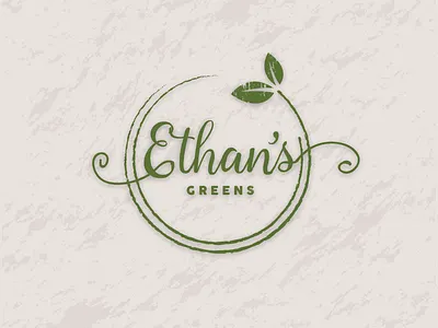 Ethan's Greens logo 3d animation branding design graphic design illustration logo motion graphics ui vector