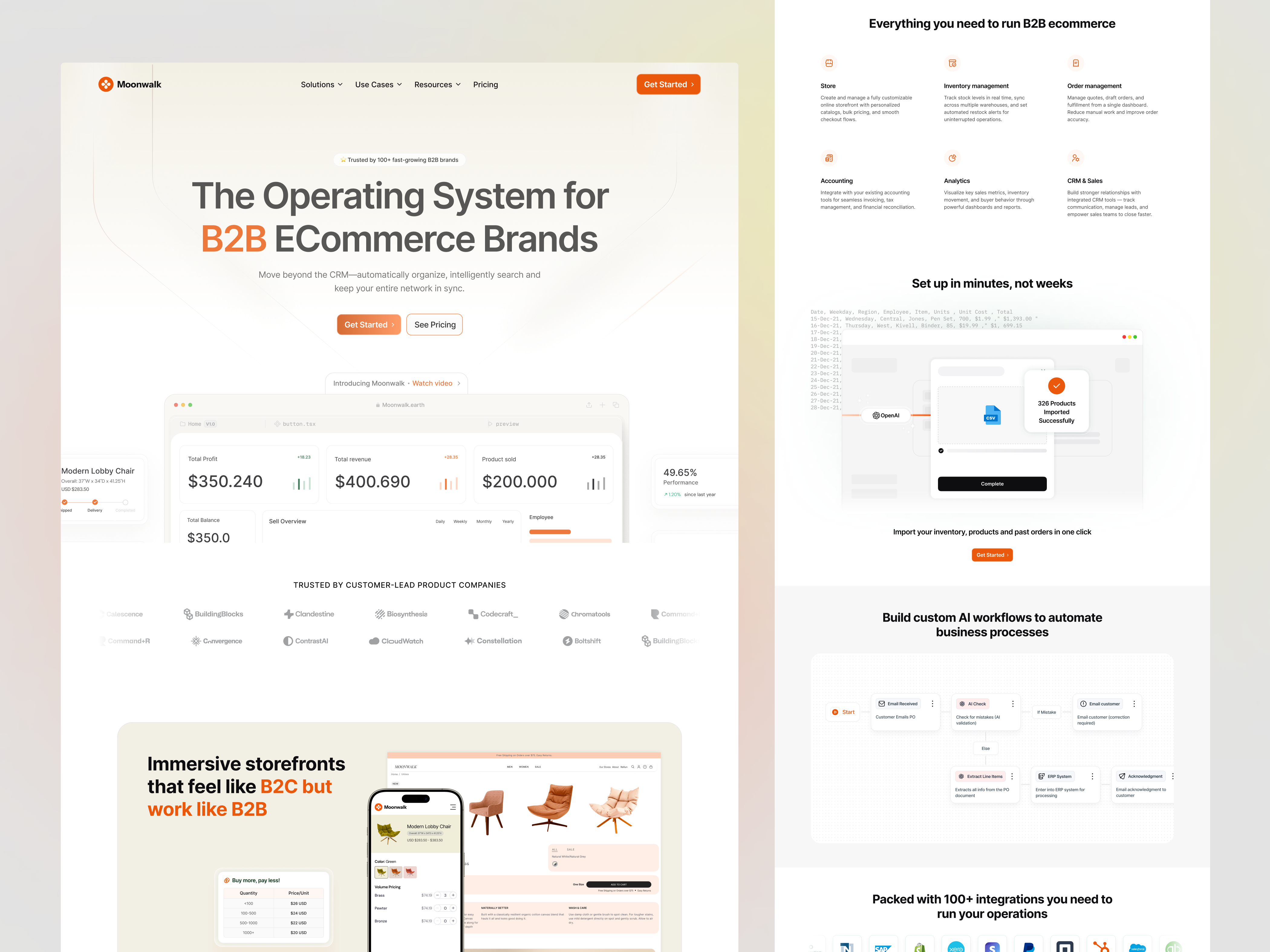Example of Saa S Landing Page Design Figma