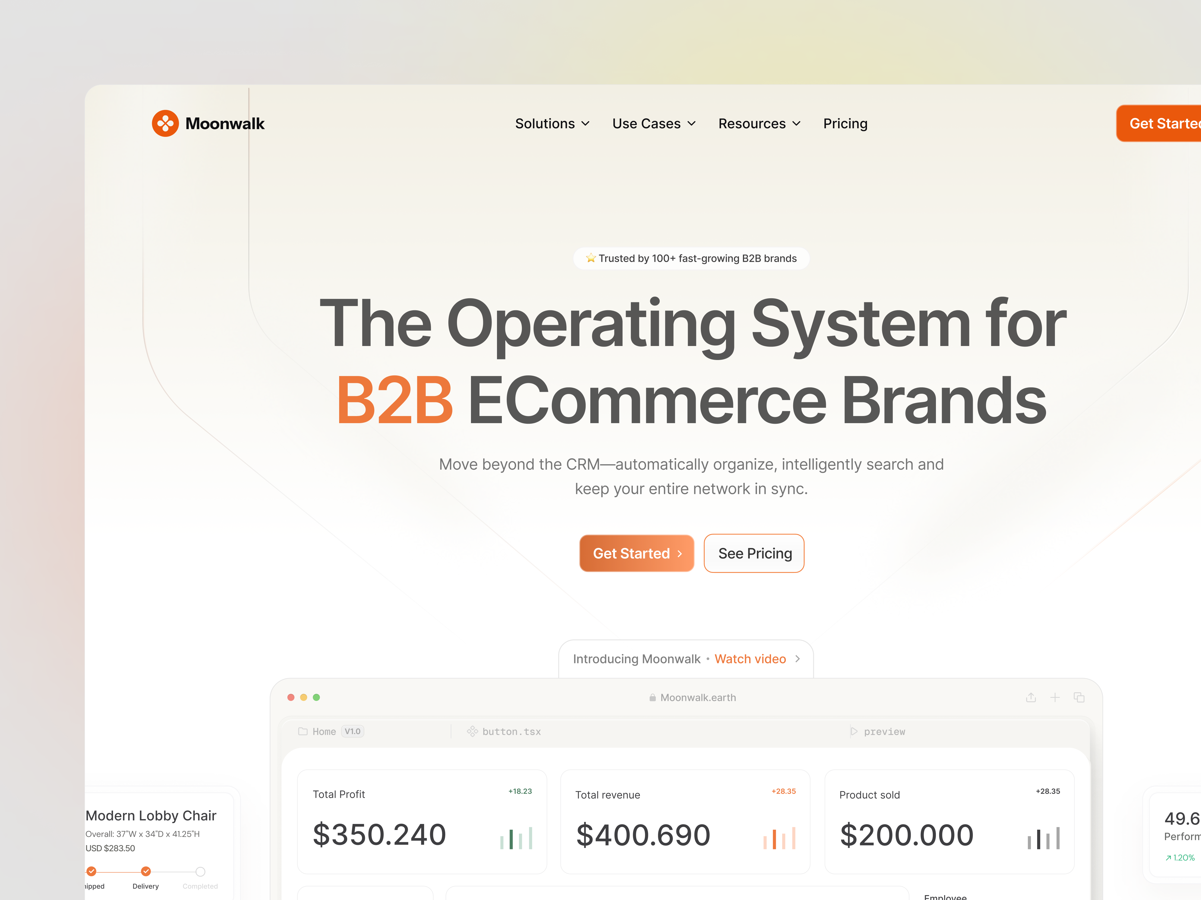 Example of Saa S Landing Page Design Figma