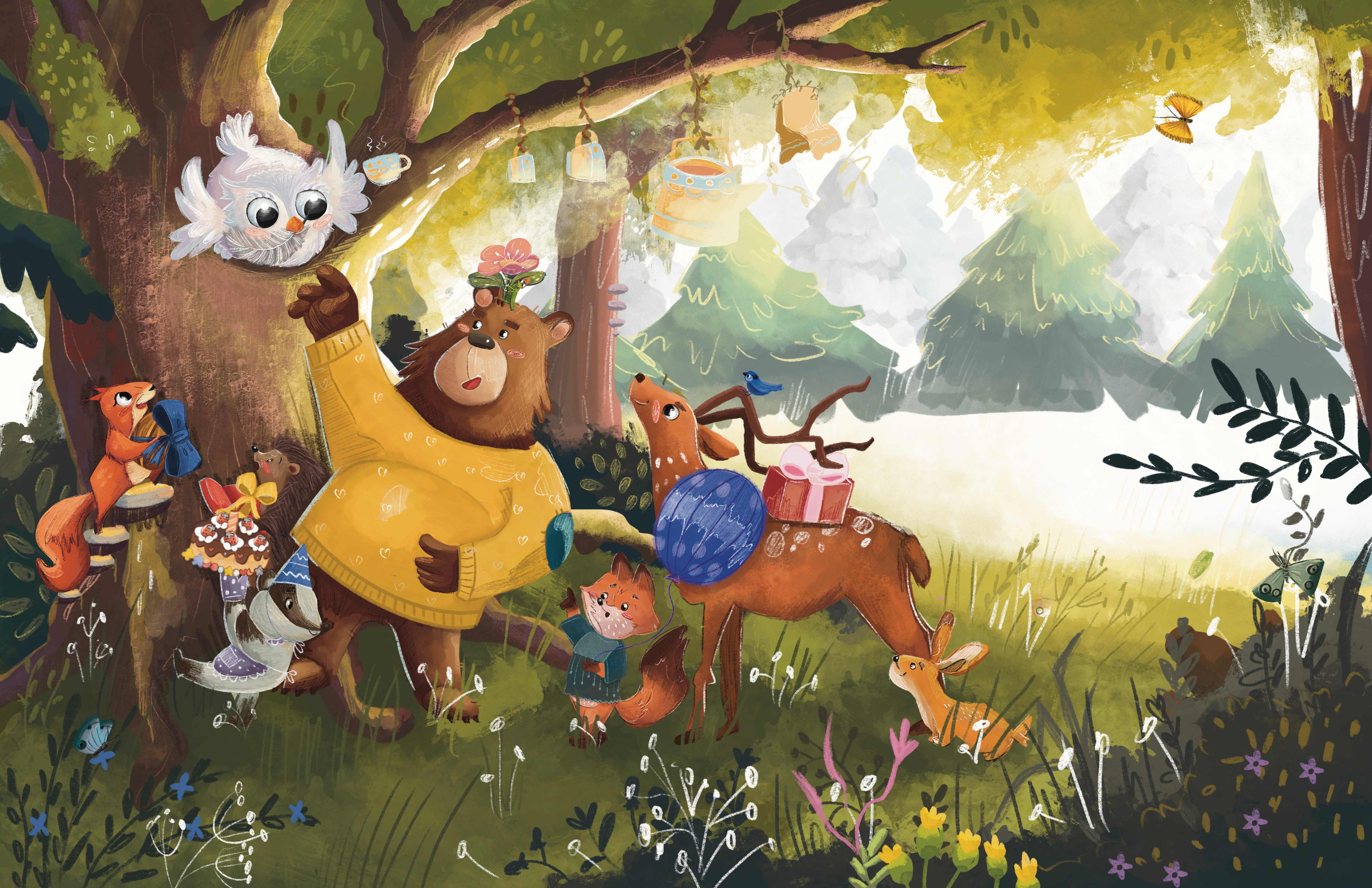 Example of I Draw Children Story Book Illustration 