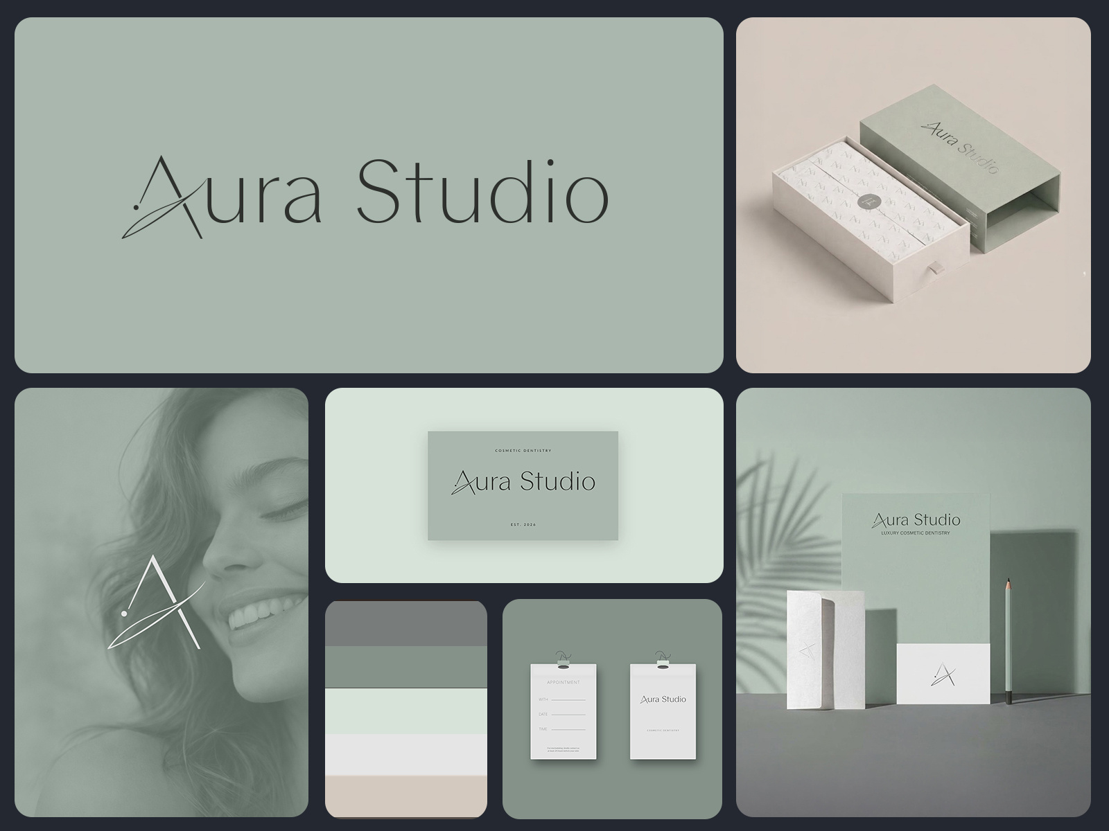 Example of Aura Studio - Luxury Cosmetic Dentistry Branding
