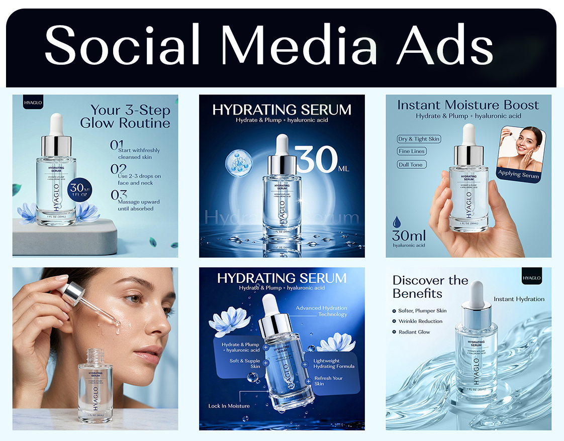 Soical media post designs for serum product best design branding designs graphic design graphics graphics design logo motion graphics post social social media post soical media