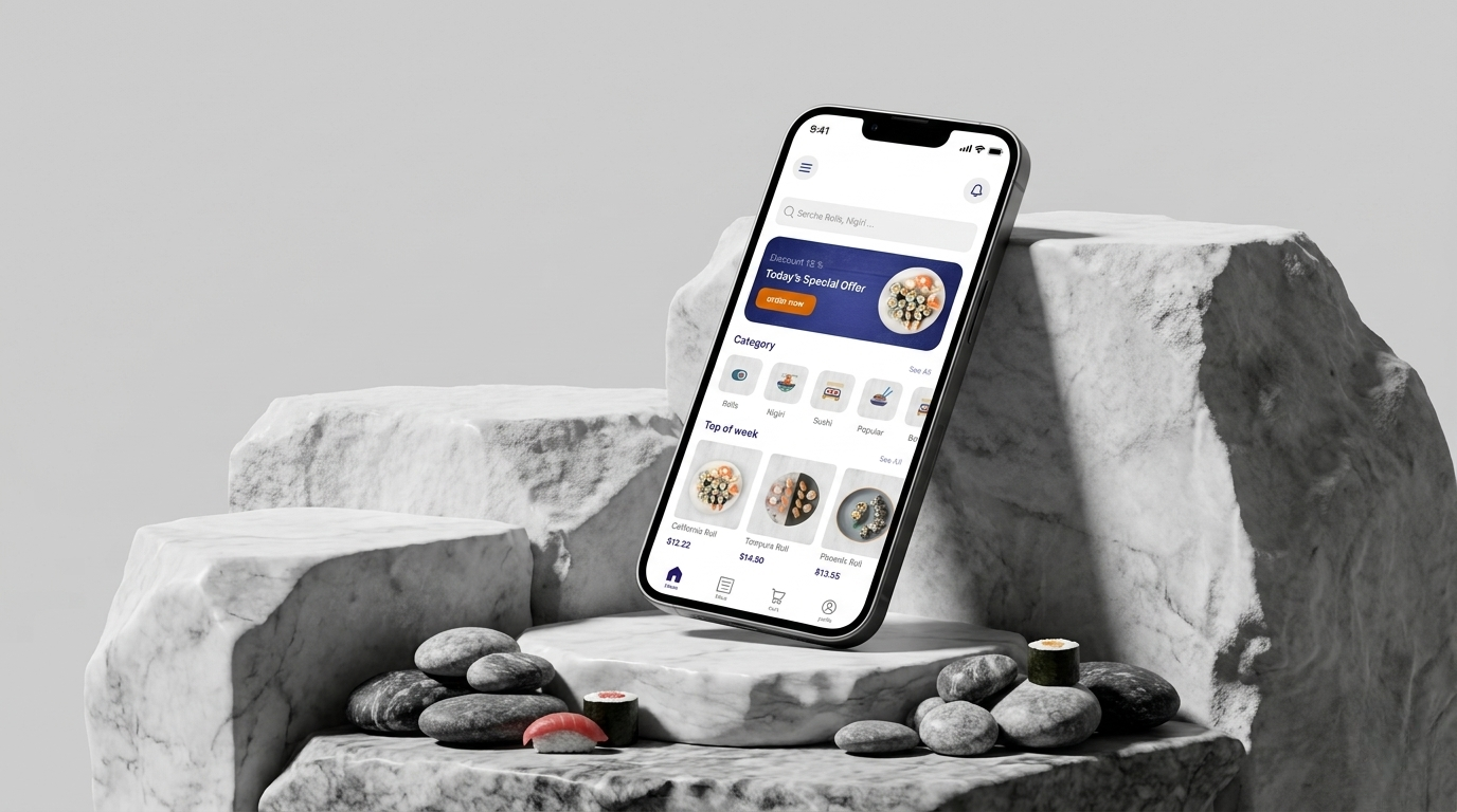 Food _ Mobile App app design ecommerce figma food app food delivery mobile app order food restaurant app sushi ui user interface ux