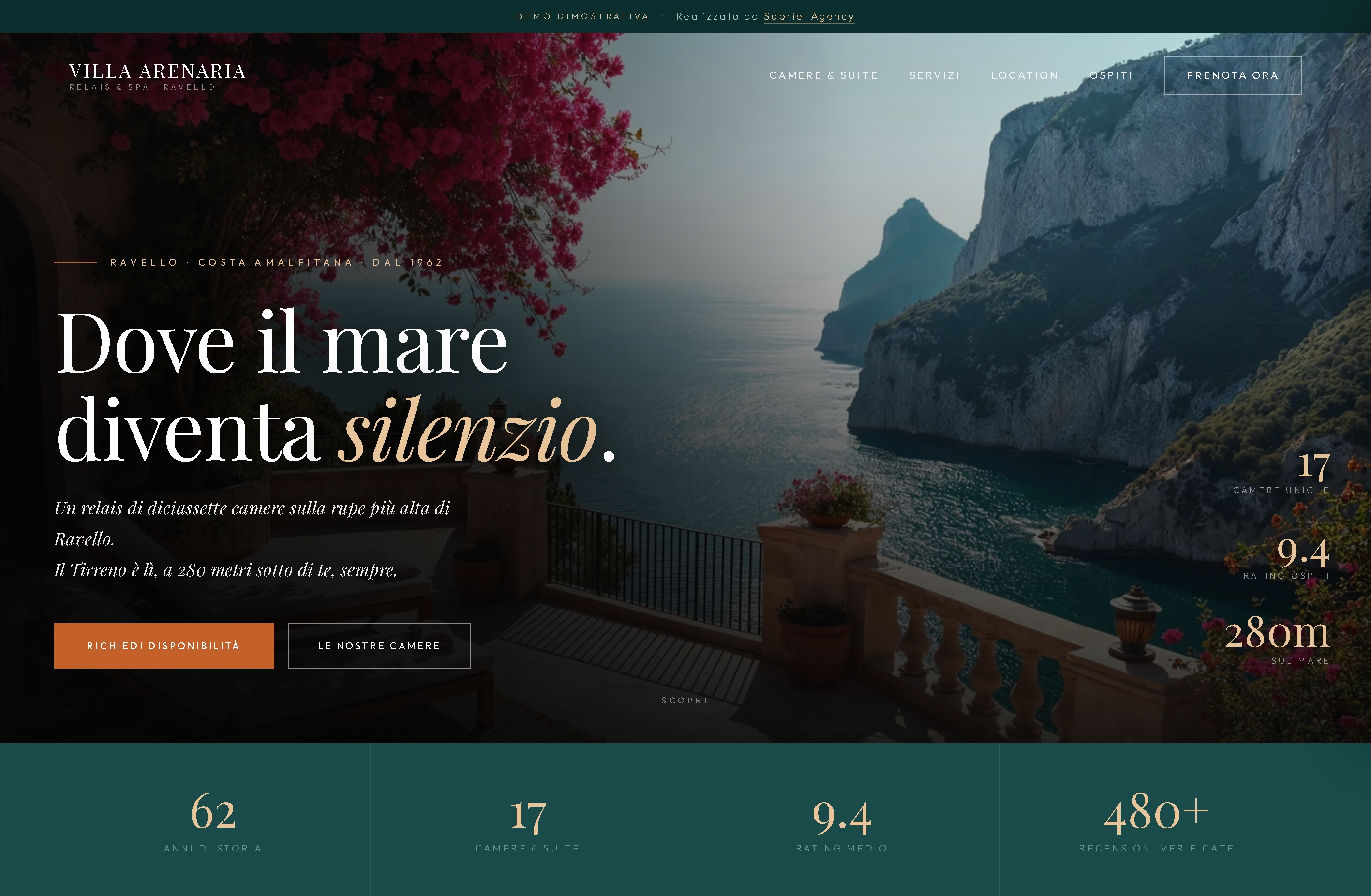 Example of Villa Arenaria - Sito Web Relais & Spa