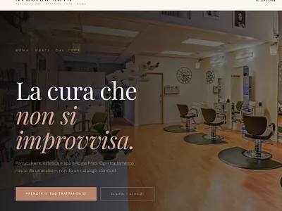 Atelier Seta - Sito Web Parrucchiere & Spa branding graphic design graphics designer ui ui design web design web development