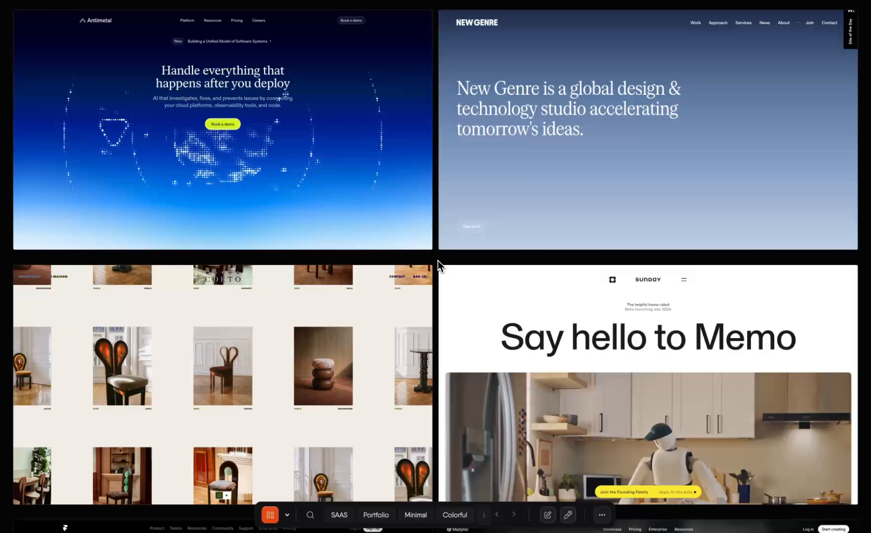 Bookmark Manager Motion