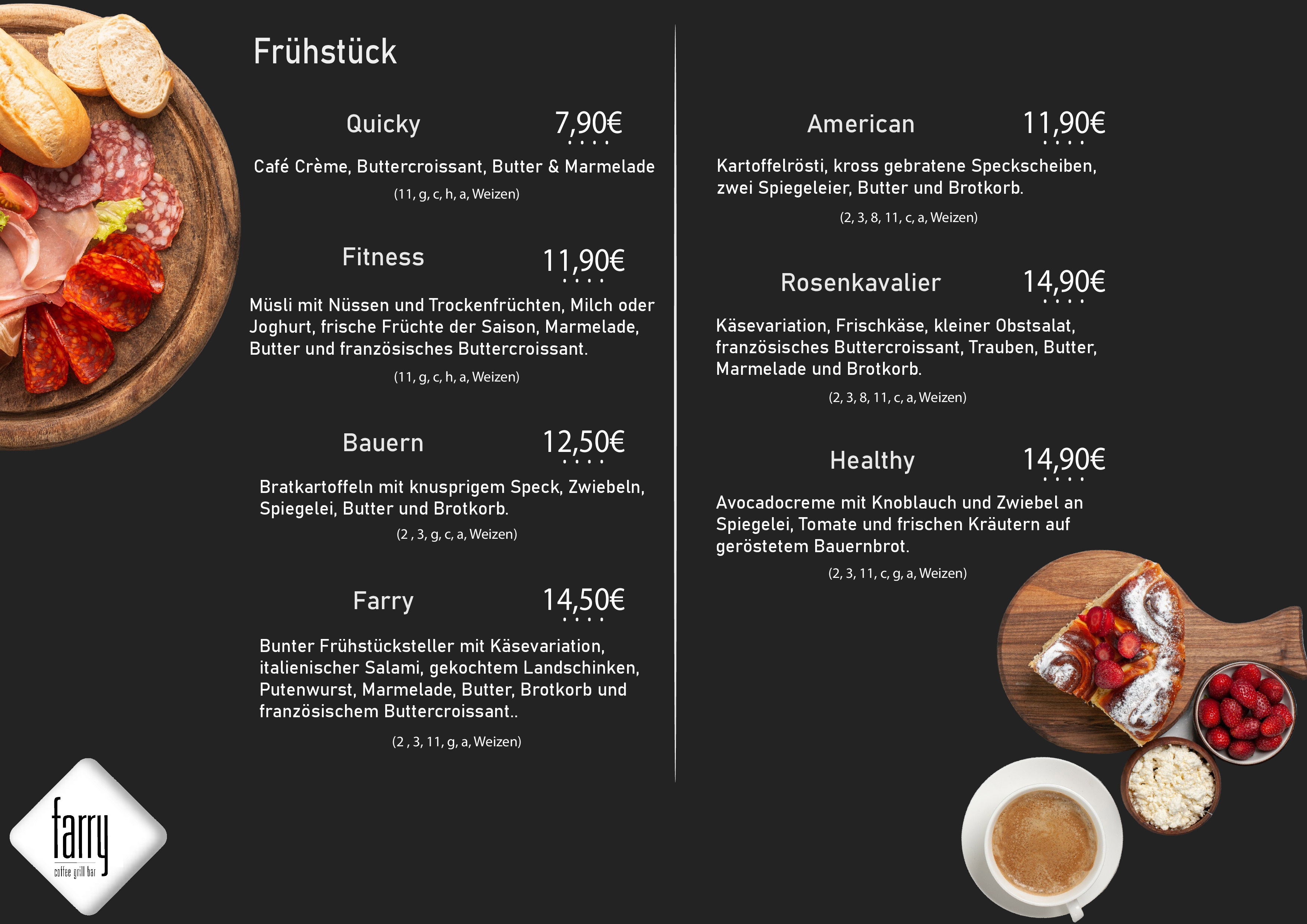 Farry Coffee  - Menu Digitale con QR Code