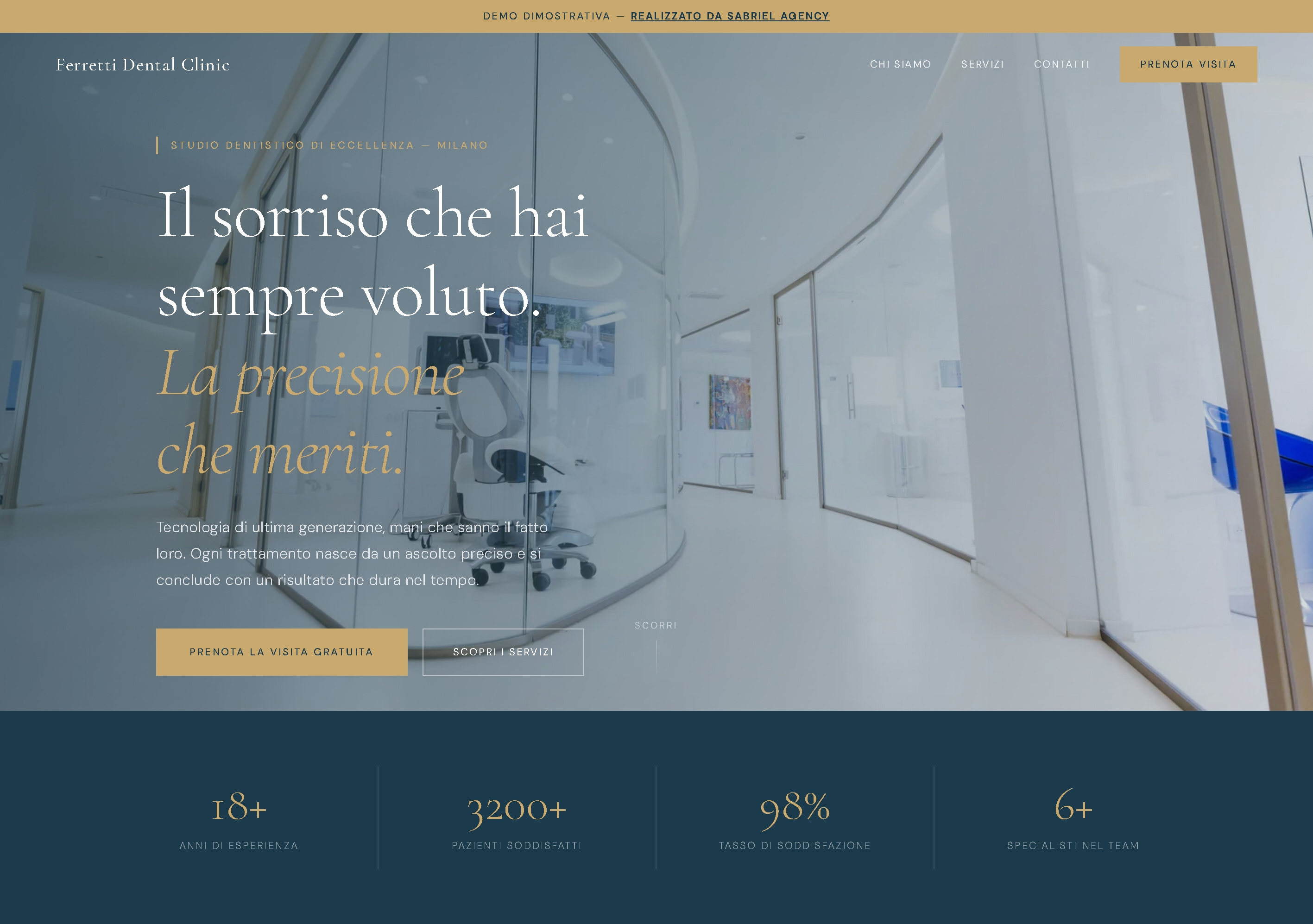 Ferretti Dental Clinic - Sito Web