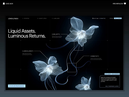 High-End Fintech & Crypto Asset Landing Page